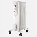2 Adet Voltomat Termostatlı 1500 W 7 Dilim Yağlı Radyatör Beyaz