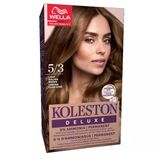 2 Adet Wella Koleston Deluxe Amonyaksız Kit Saç Boyası 5/3 Açık Altın Kahve