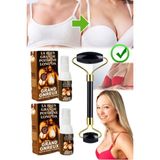 2 Adet x 100 ml Göğüs Şekillendirme ve Büyütme Spreyi + Masaj Aleti Göğüs Sıkılaştırıcı Esnetiksiz