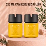 2 Adet X Cam Kokusuz Küllük Koku Hapseden Kapaklı Rüzgar Önleyici Kapaklı Araç Ve Ev Kullanımına Uygun Sarı 210 Ml