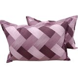 2 Adet Yastık Kılıfı 50X70 Gizli Fermuarlı - 50 x 70 cm - Pembe