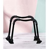 2 Adet Yatak Üstü Sehpa Yedek Metal Ayak Takımı 1 Set Siyah Renk HBH-25CM - Option-1