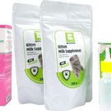 2 Adet Yavru kedi Süt Tozu 200 ml+Biberon 60 Ml+Yavru ve Anne Kediler Için Vitamin Pasta 100GR