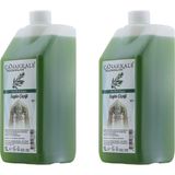 2 Adet Zeytin Çiçeği Kolonyası - Litrelik -(BİDON) Korumalı Kapak - Yeni Model