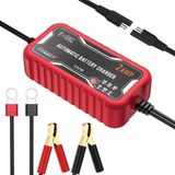 2 Amp Otomatik Akü Şarj Cihazı, 6 V ve 12 V, Taşınabilir Akıllı Akü Şarj Cihazı, Otomobil, - Standart