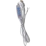 2 Amper On/off Switch'li Dimmer USB Erkek Kablo 1 Metre Açık Uçlu Çift Renk Dim Edilebilir USB Kablo