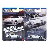 2 Araç Hot Wheels Fast & Furious Set - Bugatti Veyron & Toyota Supra (1/64) Hızlı ve Öfkeli