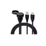 2 Bağlantılı Gömme Panel Montaj Usb Uzatma Kablosu - 2 Metre