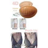 2 Beden Büyüten Görünmez Silikon Yapışkanlı Abiye Gelinlik Elbise Mayo Bikini Büstiyer Göğüs Kaldırıcı Dolgunlaştırıcı Push Up Sütyen Pedi