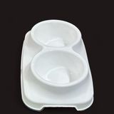 2 Bolmeli 1 Litre Kedi Kopek Mama Ve Su Kabi