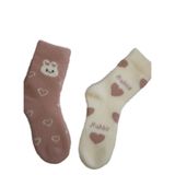 2 Çift Tavşan Temalı Peluş Çorap