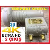 2 ÇIKIŞ ÇİFT 2Lİ LNB FULL HD 3D 4K UYUMLU YAĞMUR KORUMA KAPAKLI