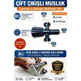 2 Çıkışlı Çift Su Girişli Çamaşır Ve Bulaşık Makine Musluğu Taharet Musluğu Taksimat Musluk