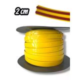 2 Cm Sarı Krom Yapıştırma Şerit 10 Metre | Esnek Kendinden Yapışkanlı Dekoratif Krom Kaplama | Araç, Mobilya Ve Ev Dekoru İçin