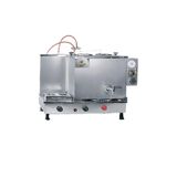 2 demlikli inoks çay ocağı 2 Gözlü İnoks Çay Kazanı Elektrik + Tüplü Çay Semaveri ETS sistemli Çay Makinesi
