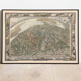 2. Dünya Savaşı Askeri Haritası Sanatsal Duvar Dekorasyon Poster 60x90cm.