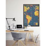 2. Dünya Savaşı Dünya Haritası Poster 60x90cm.
