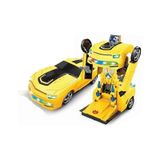 2 In 1 Bumblebee Robota Dönüşen Pilli Işıklı Sesli Camaro Araba Sarı