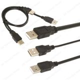 2 In 1 Harici Disk Hdd Usb Y Splitter Kablo 3Xusb Kablo