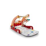 2 In 1 Piano Rack & Walker Pembe- Eğitici Bebek Aktivite Masası ve İlk Adım Yürüteç (Piyanolu Oyun Halısı)