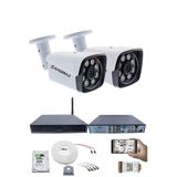 2 Kameralı Güvenlik Seti - 5Mp Sony Seculens, 1080P Full Hd Ahd, Gece Renkli, 8 Ultra Warm Led, 5Mp Dvr + Wifi Adaptörü, V1