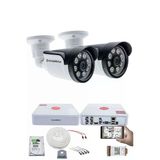 2 Kameralı Set - 5Mp Sony Seculensli 1080P Ahd, 8 Warm Led, Colorvu Gece Renkli Görüş, Full Hd