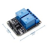2 Kanal 12V Röle Modül -- AC 250V 10A -- Optokuplör İzolasyon