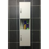2 Kapaklı Bölmeli Banyo Asma Boy Dolabı Çok Amaçlı Duvara Monteli Dolap Asmadolap