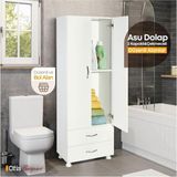 2 Kapalı 2 Çekmeceli Çok Amaçlı Banyo Dolabı