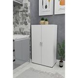 2 Kapılı Çok Amaçlı Dolap Mutfak - Banyo - Hol - Ofis - Koridor - Kiler 2 Kapaklı Beyaz