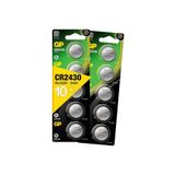 2 Kart 10 Adet - Garaj Kepenk Otomobil Araba Araç Kumanda Pili Cr2430 Cr 2430 Dl2430 Br2430 Kl2430