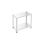 2 Katlı Galvaniz Çelik Raf - Depo, Arşiv, Kiler, Dosya, Market Rafı 43X93 Cm 100 Cm 1.00 Mm