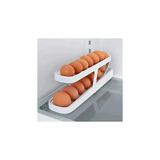 2 Katlı Otomatik Buzdolabı Yumurta Standı Yumurtalık Rafı Saklama Kabı Buzdolabı Organizer - Çok Renkli