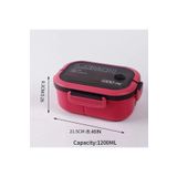 2 Katlı Taşınabilir Yemek Kabı Lunch Box Diyet Beslenme Kutusu Saklama Kabı Çatal Kaşıklı Sefer Tası