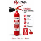2 Kg Karbondioksit (Cq2) Gazlı Yangın Söndürme Tüpü + Levha Kolay Montaj İkaz Tabelası