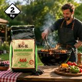 2 Kg Mangal Kömürü - Çıra Hediyeli - Meşe Kömürü