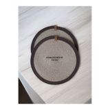 2 kişilik 2 parça amerikan servis supla takımı sofra düzenleyici handmade tabak altlığı 33x33 OZLEM1422
