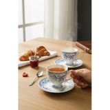 2 Kişilik Vintage Blue Kahve Fincanı
