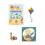 2 Kitap Set- 3 Yaş Cırt Cırtlı Etkinlikler ve Iş Kültür U.ykusu Gelmeyen Porsuk