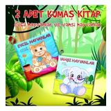 2 Kitap Tox Evcil Hayvanlar Ve Vahşi Hayvanlar Kumaş Sessiz Kitap T110/T111 - Bez Kitap , Eğitici Oyuncak , Yumuşak Ve Hışırtılı