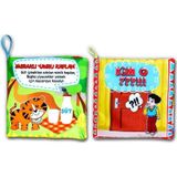 2 Kitap Tox Kim O ve Meraklı Kaplan Yarusu Kumaş Sessiz Kitap T096 T090 - Bez Kitap , Eğitici Oyuncak , Yumuşak ve Hışır