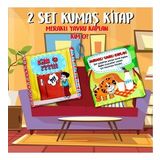2 Kitap Tox Kim O ve Meraklı Kaplan Yarusu Kumaş Sessiz Kitap T096 T090 - Bez Kitap , Eğitici Oyuncak , Yumuşak ve Hışırtılı