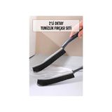 2 Li Çok Amaçlı Temizlik Fırçası & Derz Fırçası & Mutfak Banyo Temizlik Fırçası - 1+