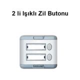 2 Li Işıklı Zil Butonu