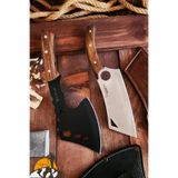 2 Li Outdoor Balta Bıçak Satırı Set Kamp Baltası Bıçak Şef Bıçağı Budama Baltası Lzbçka