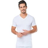 2 Li Paket Beyaz Penye Pamuk V Yaka Erkek Fanila Atlet (Beyaz/L)