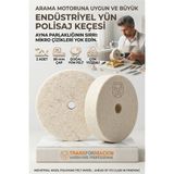 2 Lİ Polisaj Keçesi 80mm | Sert Yün Disk | Metal, Altın, Gümüş için Ayna Parlaklığı 72318