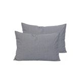 2 Li Ranforce Pamuk Füme Yastık Kılıfı 50X70