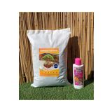 2 Li Set 3 lt Bonsai Toprağı + Bitki Besini 225 ml Çiçekli Bitkilere Özel Çiçek Açtıran Sıvı Gübre