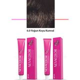 2 Li Set Premium 6.0 Yoğun Koyu Kumral - Kalıcı Krem Saç Boyası 2 x 50 G Tüp Nemere